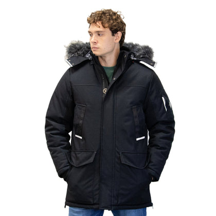 Awakndland black parka