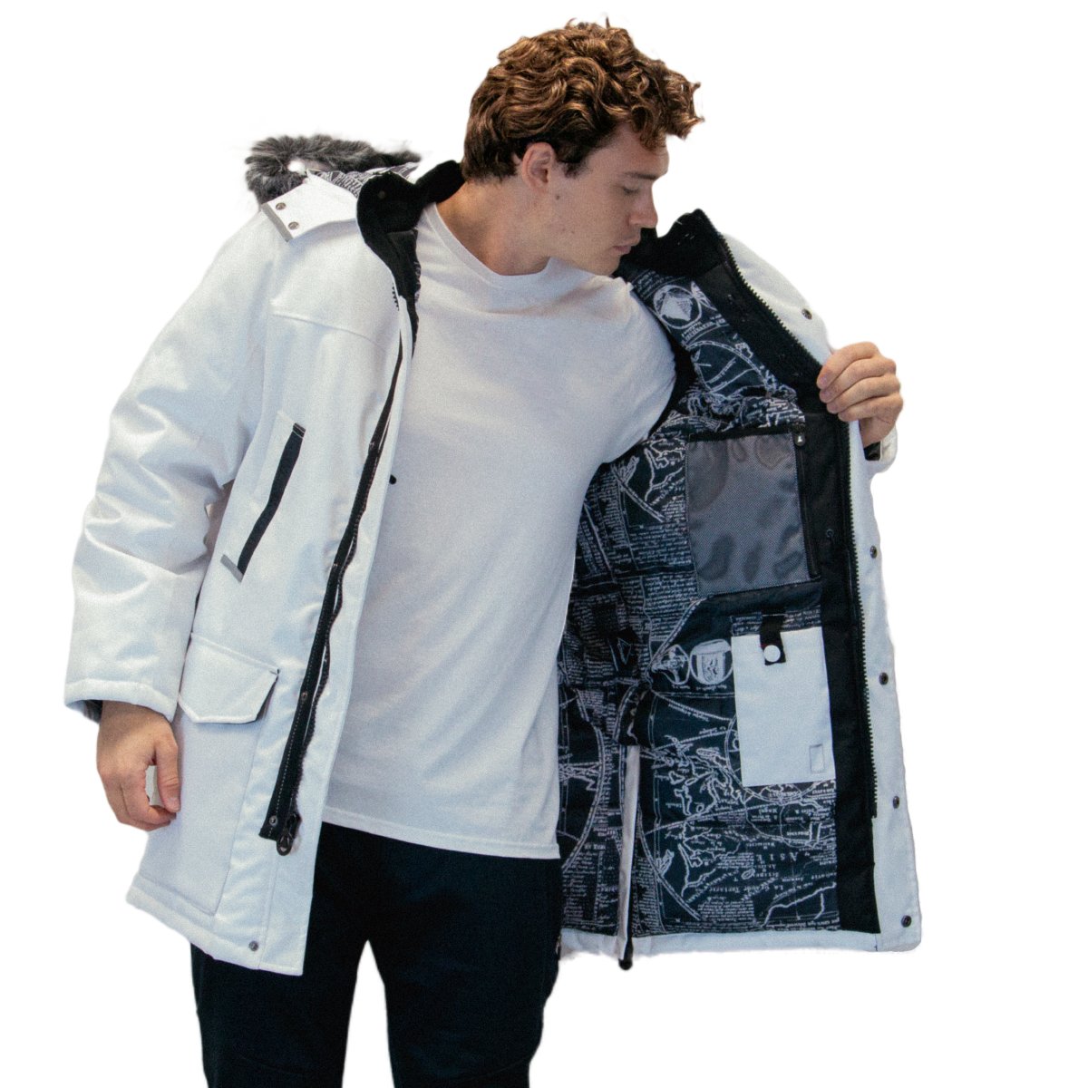 White Avalanche Parka