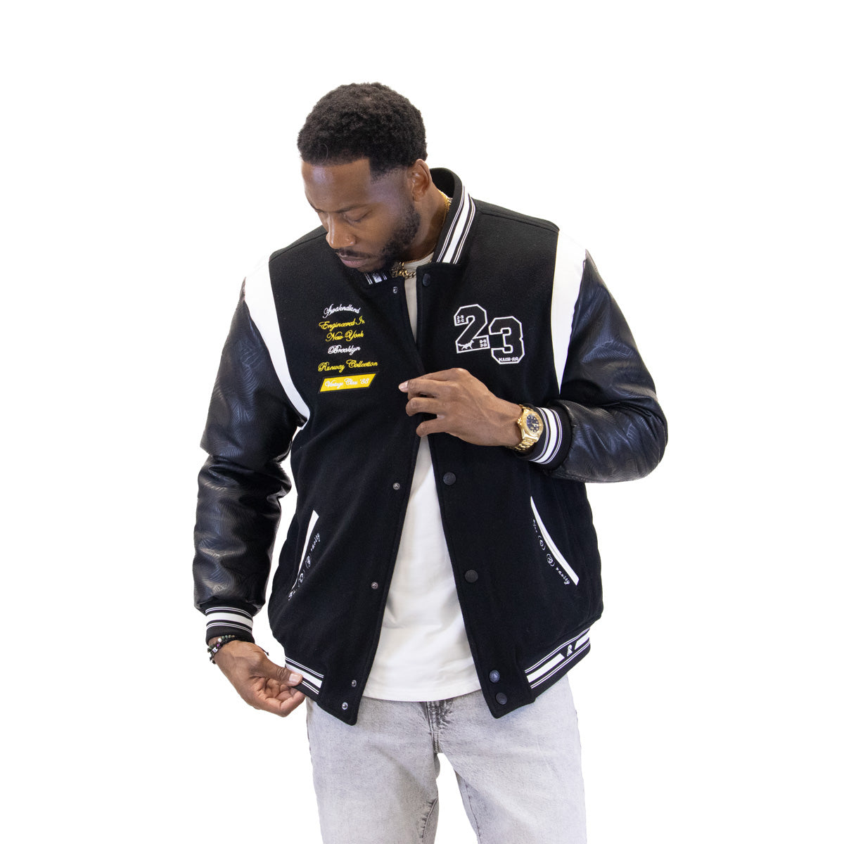 Black Kumo Varsity Jacket