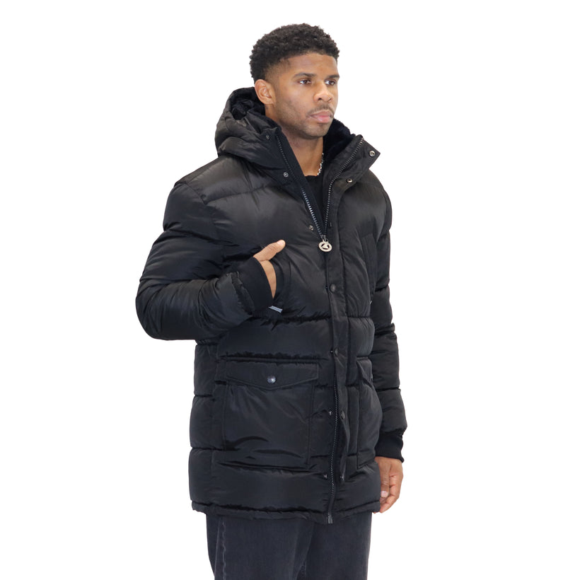 “Northbound Utility Parka” – Heavyweight Hooded Winter Jacket