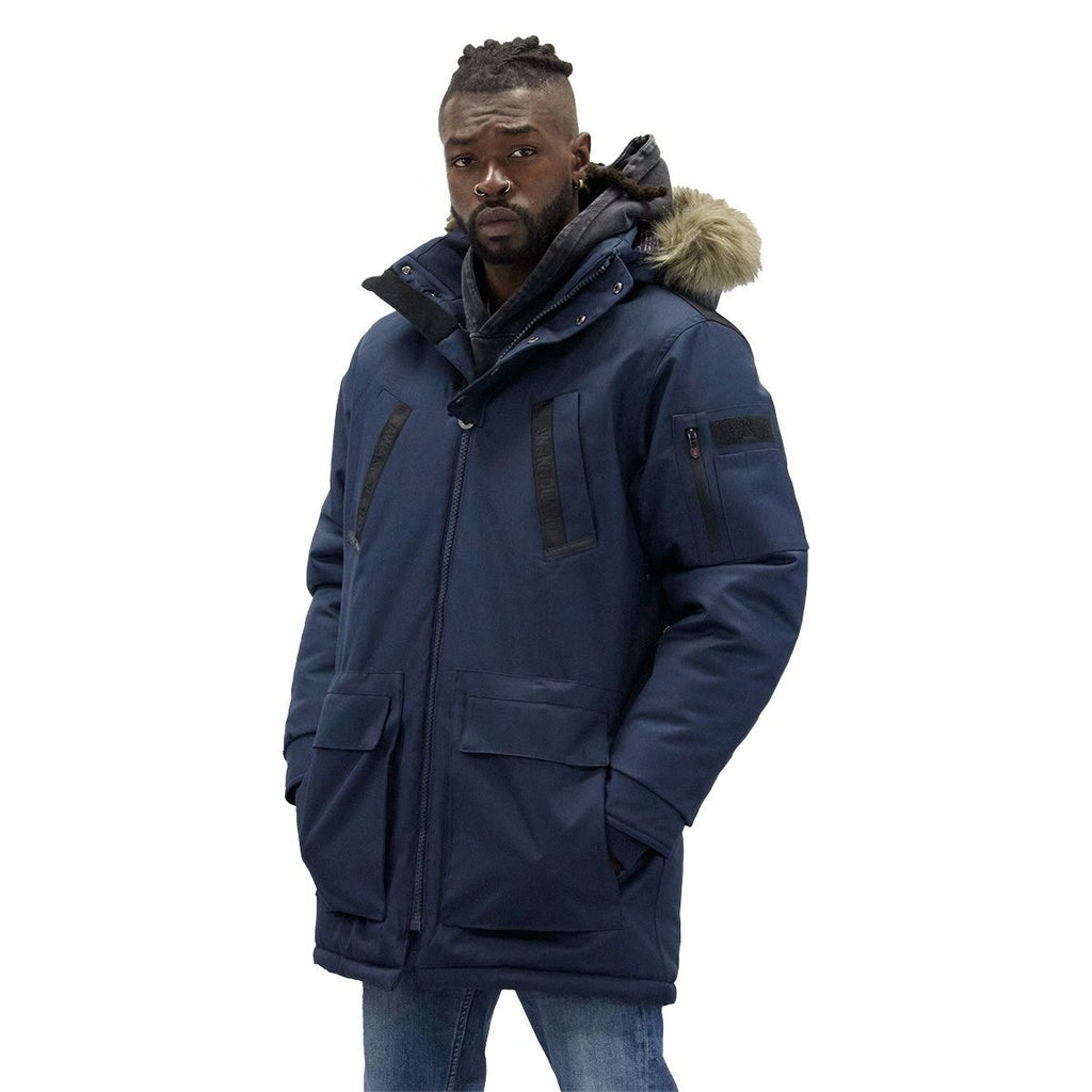 CUNE ZIP PARKA 文章 NAVY CUNE ZIP PARKA 文章 NAVY