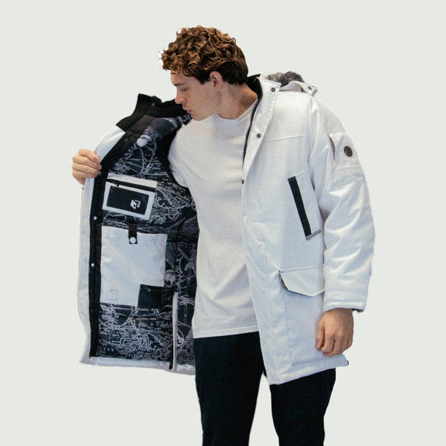 White Avalanche Parka